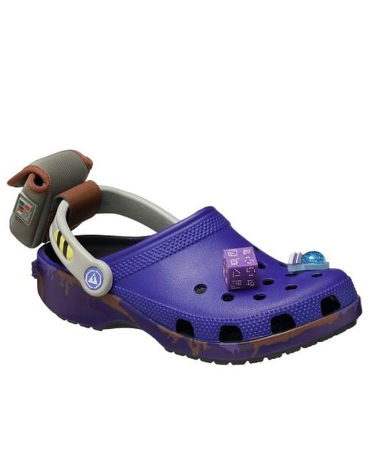 CROCSTM Blue Classic Clog 'Fortnite Battle Bus' for men