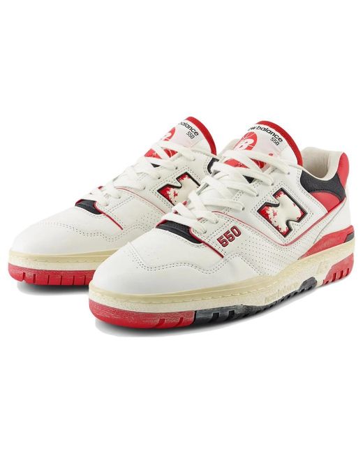New Balance White 550 'Vintage' for men