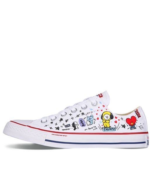 Converse White Bt21 X Chuck Taylor All Star for men