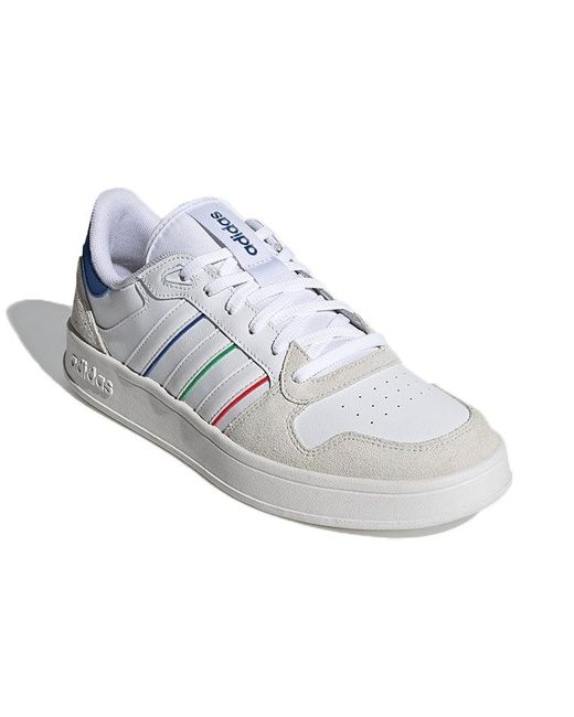 Adidas White Breaknet Plus for men
