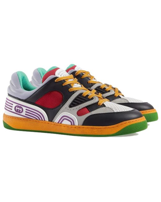 Gucci Blue Basket Sneaker Demetra' for men