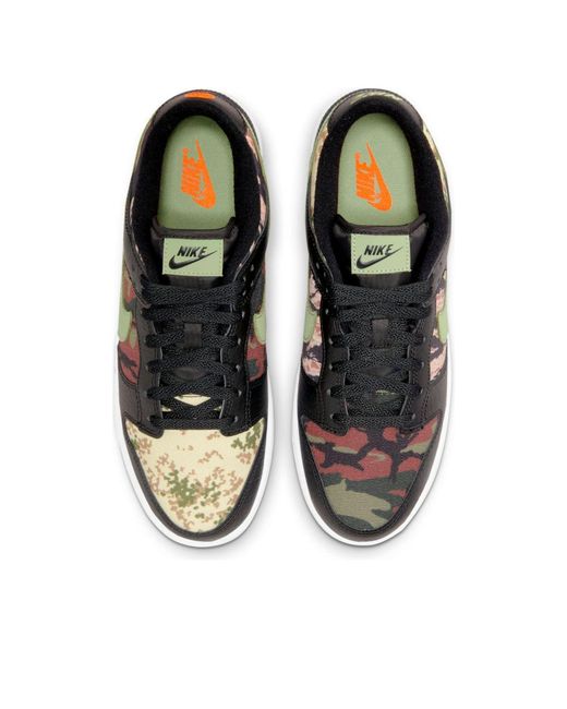 Nike Brown Dunk Low Se Multi-Camo' for men
