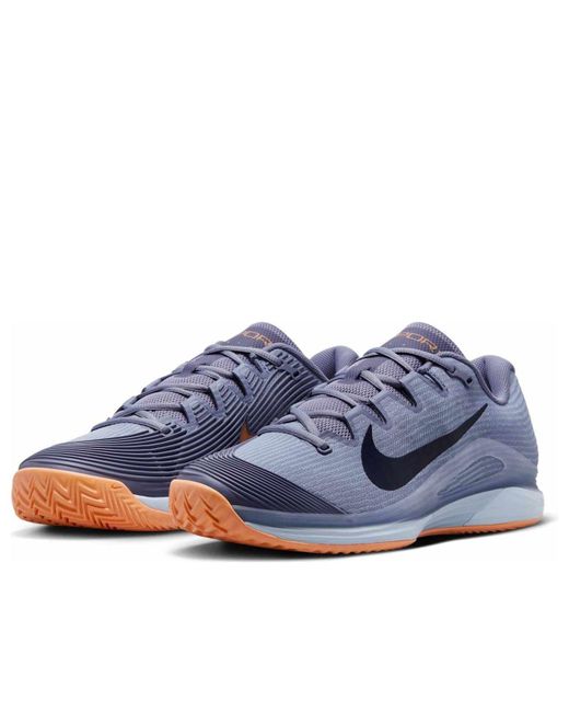 Nike Men's Blue Court Air Zoom Vapor 12 Clay 'Ashen Slate Obsidian'