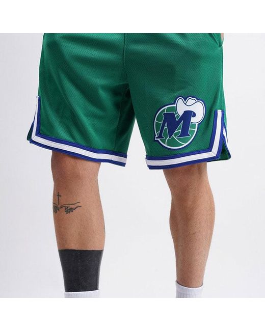 Nike Green Dal Dallas Mavericks Hwc Edition Swingman Shorts for men