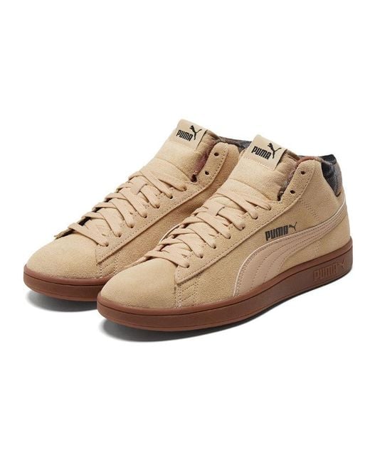 PUMA Brown Smash V2 Mid Wtr 'Plaid for men