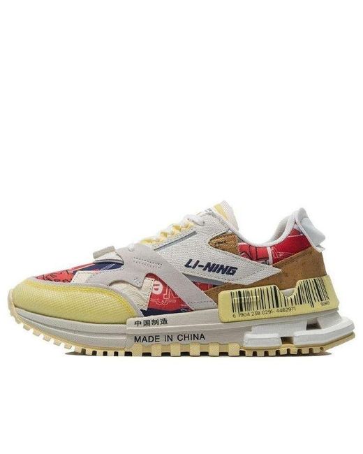 Li-ning White Classic Paris Fashion Week 2021' for men
