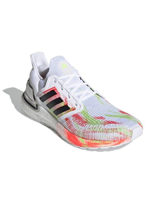 Adidas White Ultraboost 20 'Heatmap' for men
