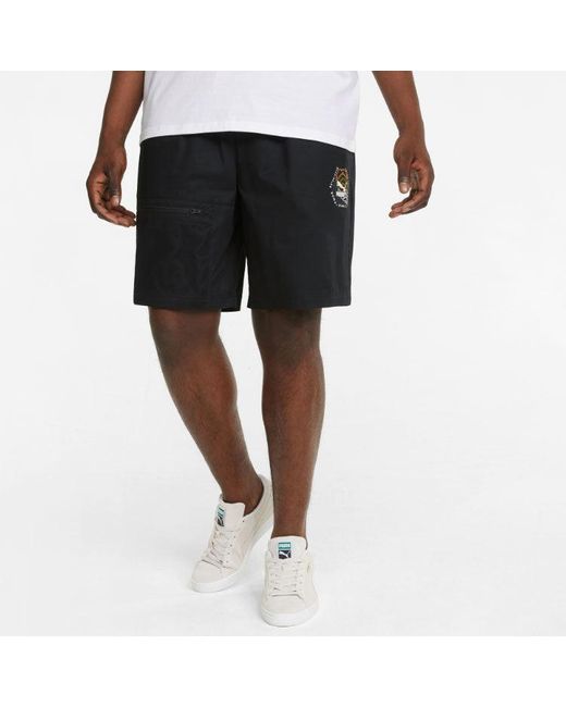 PUMA Black Hc Twill Short for men