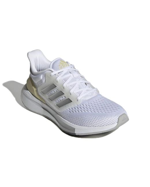 Adidas White (Wmns) Eq21 Run Sandy Metallic'