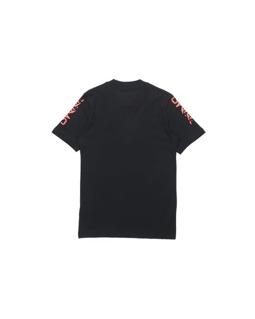 Adidas Black Originals Logo Printing Athleisure Casual Sports Short Sleeve for men