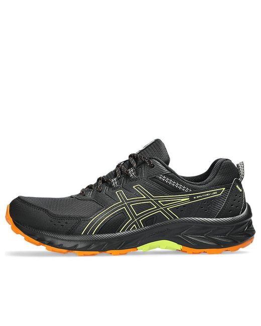 Asics Brown Gel-Venture 9 Neon Lime' for men