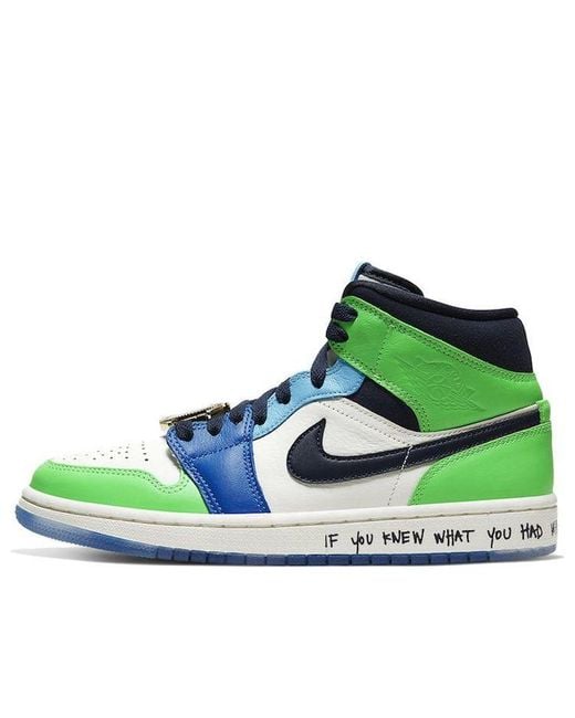 Nike Green (Wmns) 1 Mid X Melody Ehsani 'Fearless'