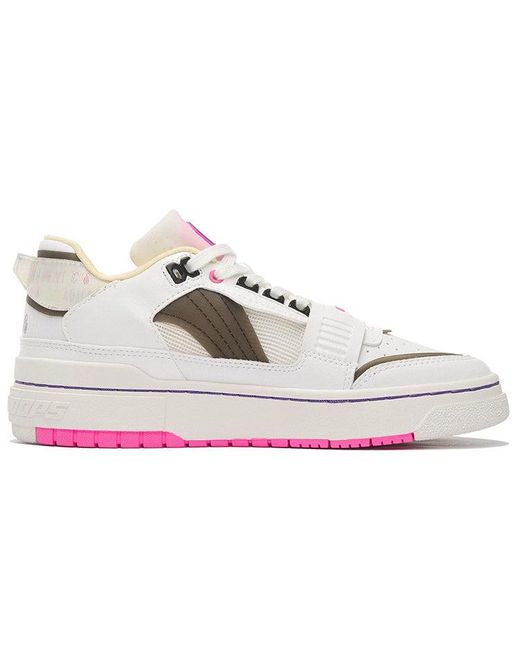 Li-ning White (Wmns) Badfive Rookie 'Cream Neon'