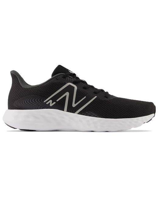 New Balance Black 411V3 Shoes Dark Metallic' for men