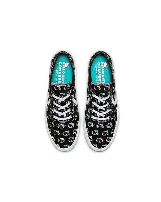 Converse Black (Wmns) Hello Kitty X Costa Low