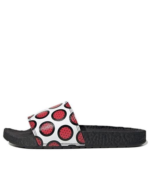 Adidas Blue Adilette Boost Slide 'Pop Art'