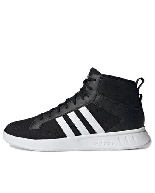 Adidas Black Court80S Mid