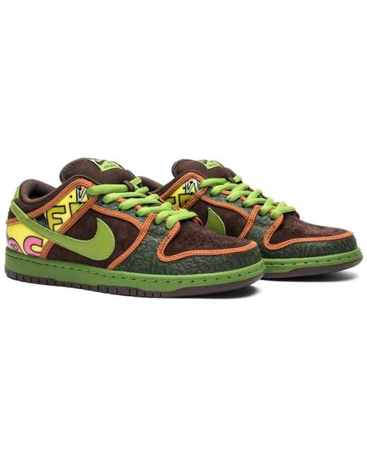 Nike Green Sb Dunk Low Prm Dls Qs "de La Soul" Shoes for men