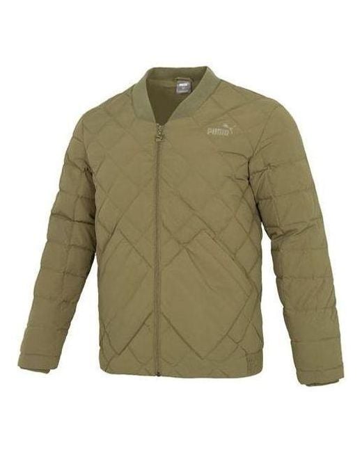 PUMA Green Das Light Weight Down Jacket for men
