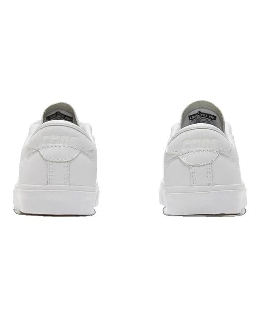 Converse White Louie Lopez Pro Low 'Triple' for men