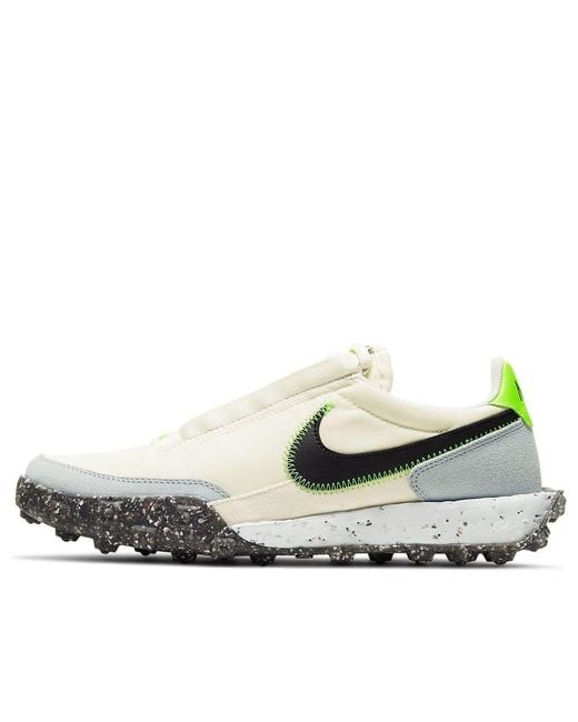 Nike White (Wmns) Waffle Racer Crater 'Pale Ivory Electric'