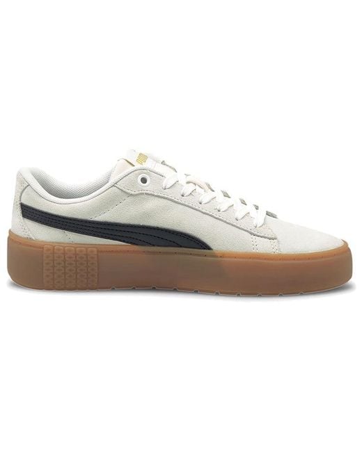 PUMA White (Wmns) Smash Platform V2 Sd Gum'