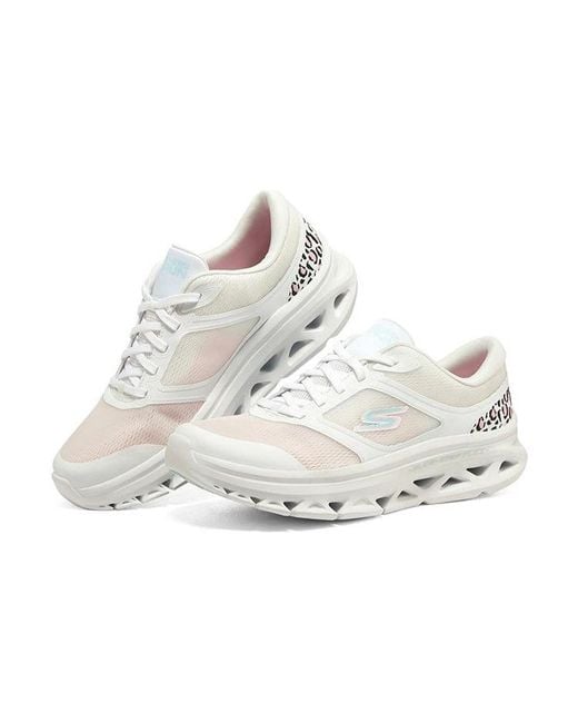 Skechers White (Wmns) Go Run Glide-Step Flex