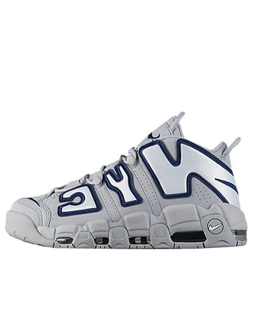 Nike Blue Air More Uptempo Qs 'Nyc' for men