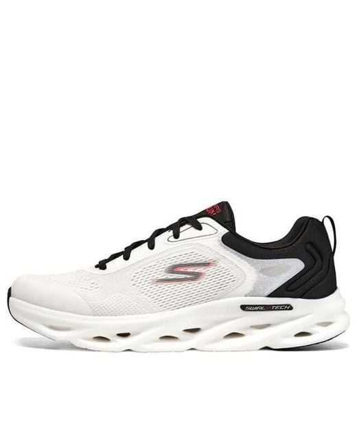 Skechers White Go Run Swirl Tech Speed for men