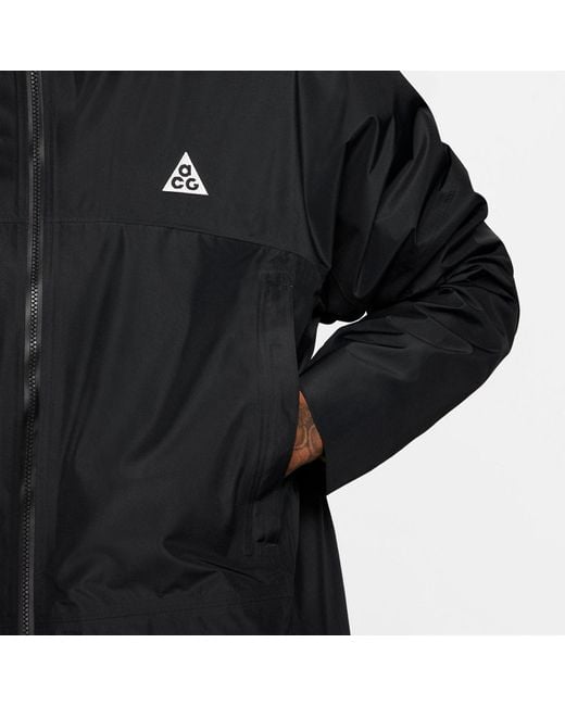 Nike Black Storm-Fit Adv Acg Jacket 'Chain Of Craters' for men