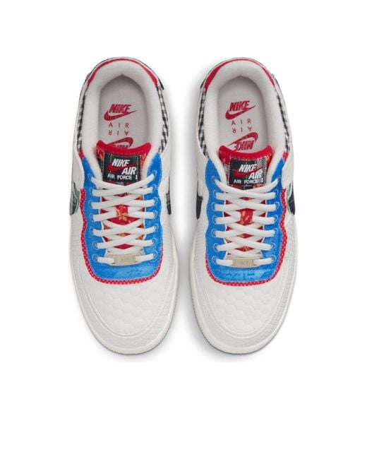 Nike White (Wmns) Air Force 1 Low Shadow 'Multi-Material'