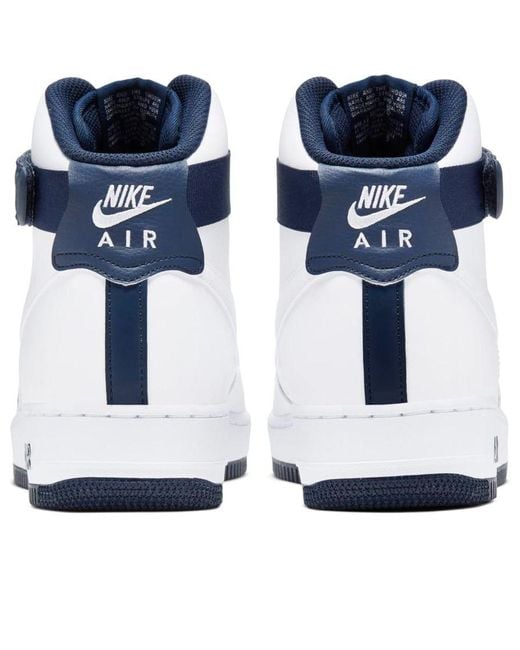 Nike Blue Air Force 1 High White Regency Purple