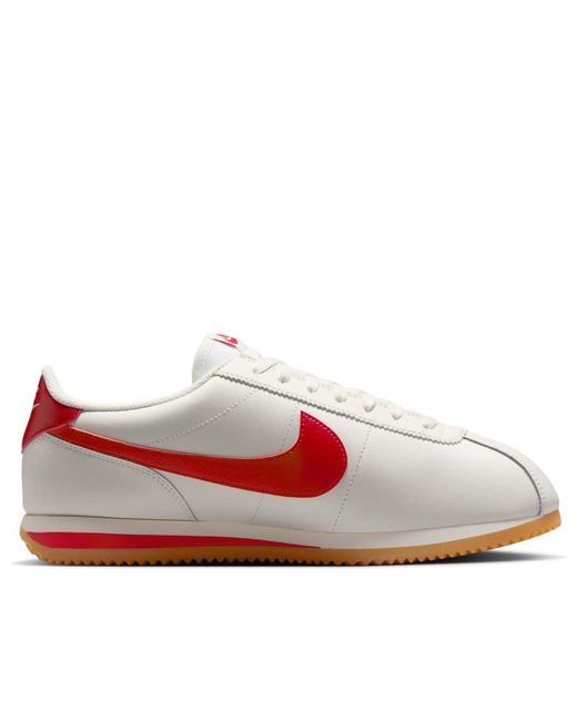 Nike Red Cortez Leather 'Sail University Gum' for men