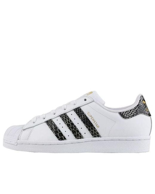 Adidas White (Wmns) Superstar Snakeskin 'Cloud'