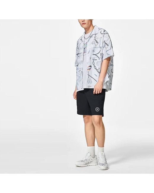 Li-ning Blue X Glare Way Of Wade Full Version Logo Shirt for men
