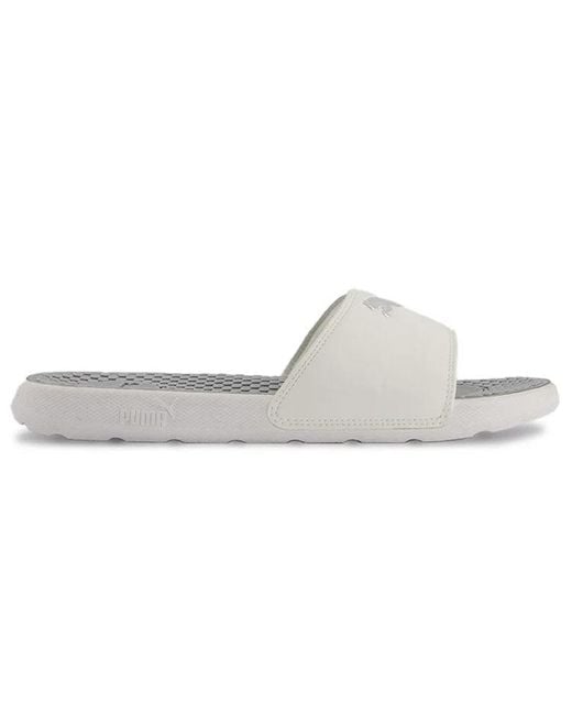 PUMA White (Wmns) Cool Cat Sport Slippers