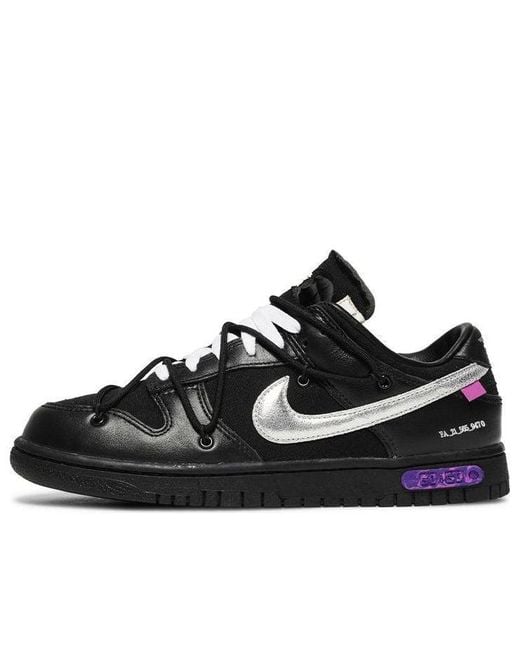 Nike Black X Off- Dunk Low 'Lot 50 Of 50' for men