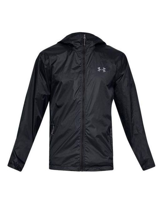 Under Armour Blue Forefront Rain Training Sports Jacket for men