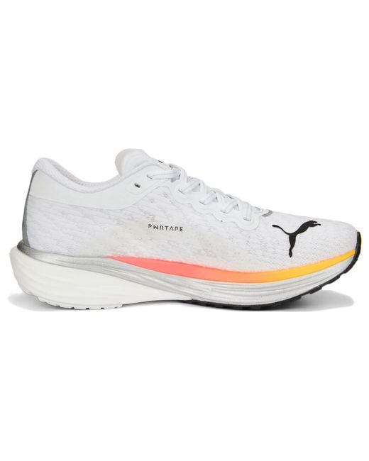 PUMA White Deviate Nitro 2 Sunset Glow' for men
