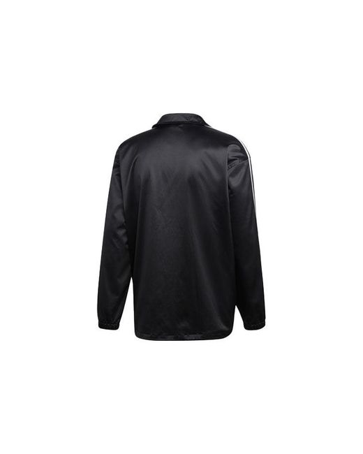 Adidas Blue Originals Satin Coach Jacket for men