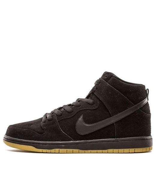 Nike Black Sb Dunk High Pro Gum' for men