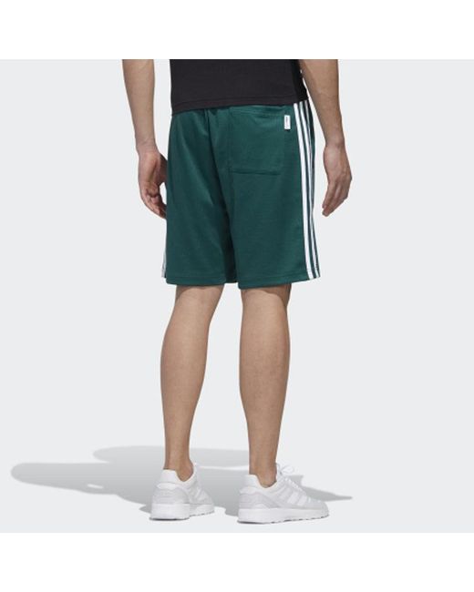 Adidas Green Neo Crossover Sports Shorts for men