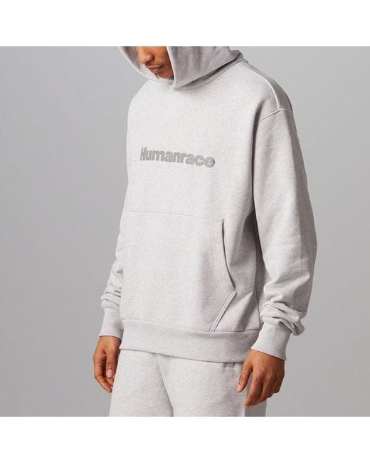Adidas White Originals X Pharrell Williams Crossover Casual Breathable Sports Solid Color Light Gray for men