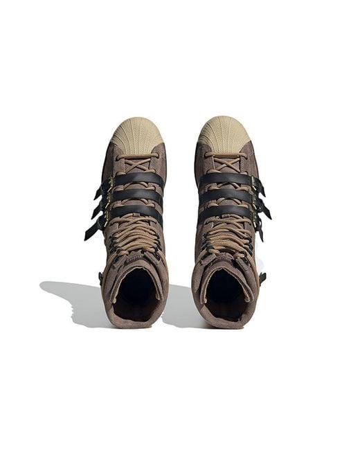 Adidas Brown Originals Superstar X Melting Sadness 'Dark' for men