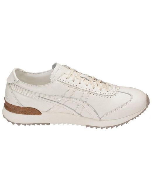 Onitsuka Tiger White Mhs Cl Lightweight Breathable Casual Shoes/Sneakers Creamy for men