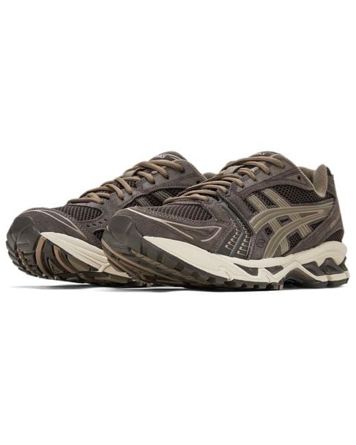 Asics Brown Gel-kayano 14 Leather And Mesh Mid-top Trainers for men