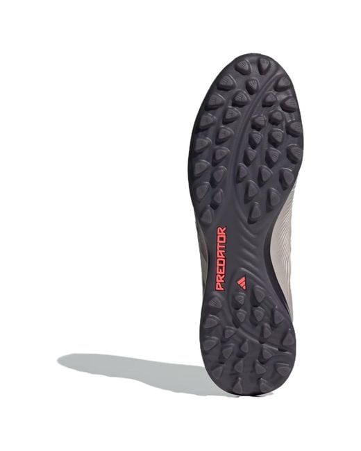 Adidas Gray Predator Elite 'Platinum Metallic Aurora Turbo' for men