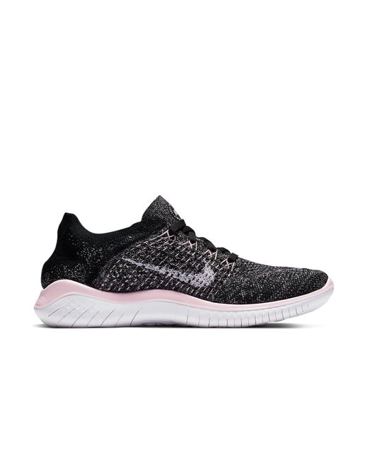 Nike Free Rn Flyknit 2018 Running Shoe (black) - Clearance Sale