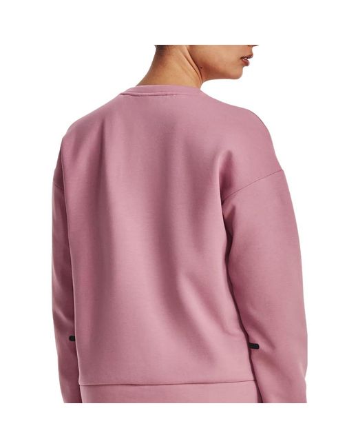 Under Armour Pink (Wmns) Unstoppable Fleece Crew Neck