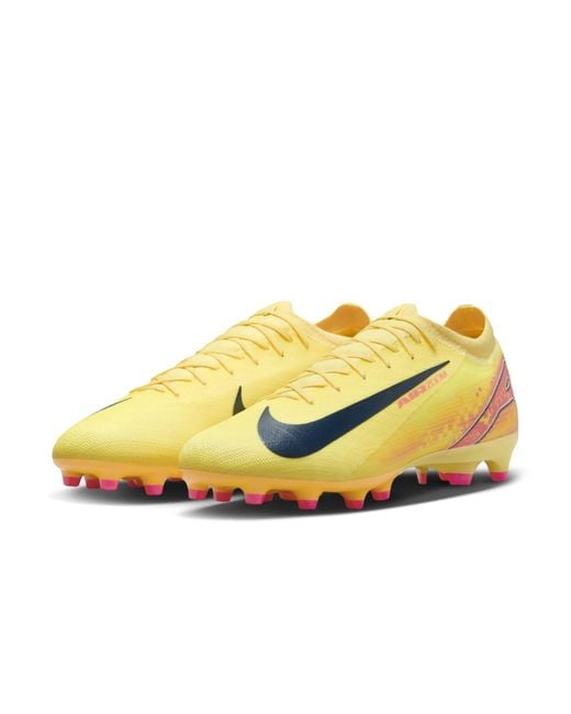 Nike Yellow X Kylian Mbappe Mercurial Vapor 16 Pro Ag 'Light Laser' for men
